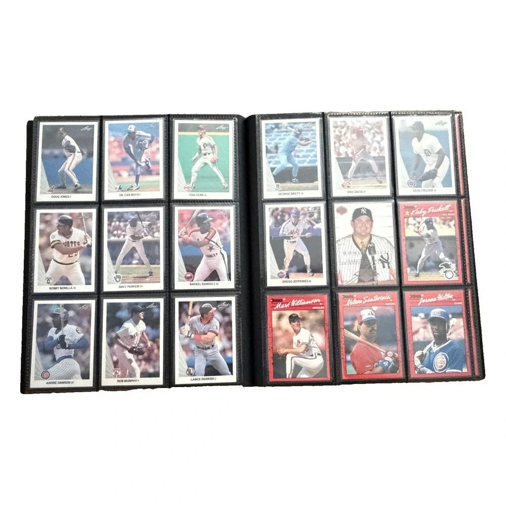 Nolan Ryan Baseball Card Lot Canseco McGwire Binder 80s 90s 360 Cards